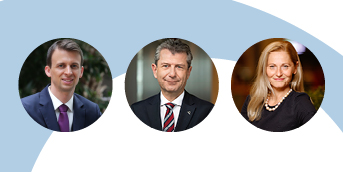 Roman Schneider (Head of Group Actuarial), Kurt Svoboda (CFO/CRO), Petra Umbrich (Head of Group Finance)